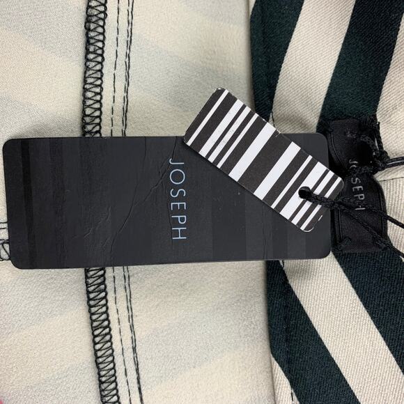 JOSEPH Size 6 Black White Cotton Stripe Skinny Jeans - Picture 5 of 5